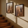 Wallity NAL205-46 Set de 2 Pinturas Decorativas enmarcadas en MDF